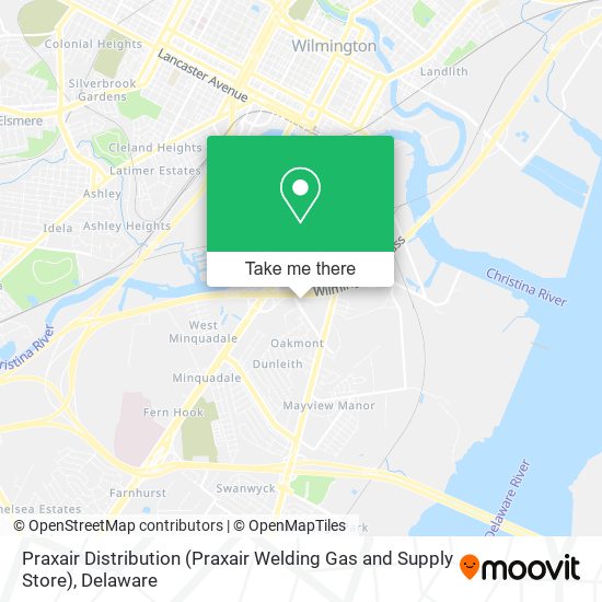 Praxair Distribution (Praxair Welding Gas and Supply Store) map