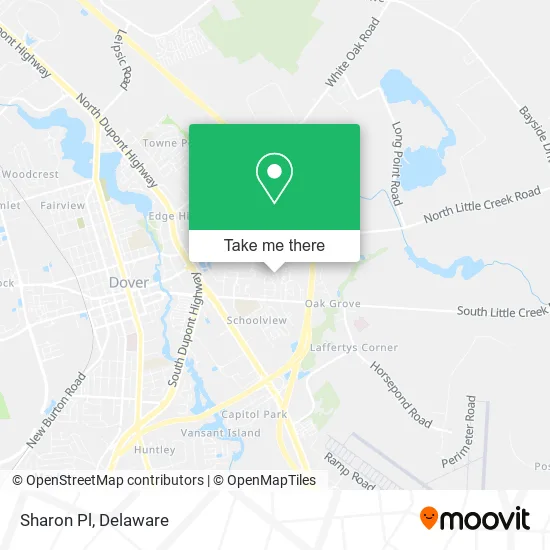 Sharon Pl map