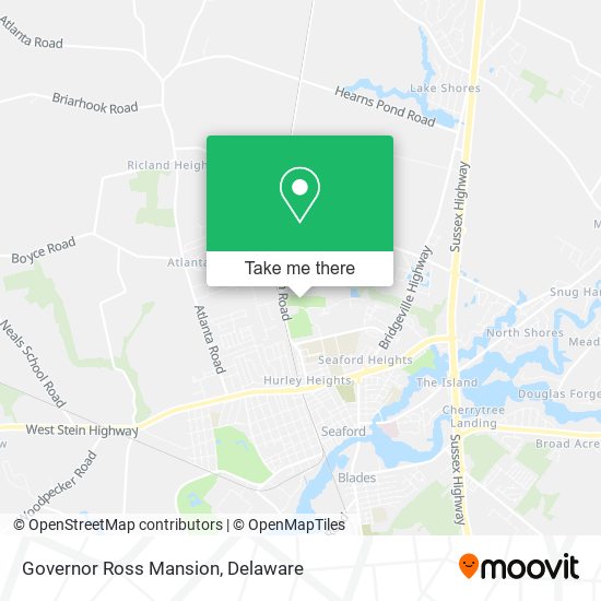 Mapa de Governor Ross Mansion