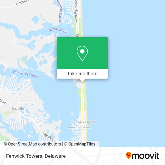 Fenwick Towers map