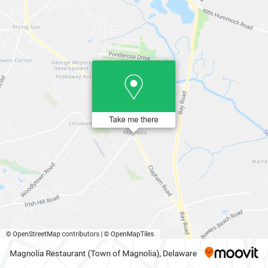 Magnolia Restaurant (Town of Magnolia) map