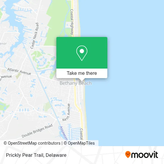 Prickly Pear Trail map