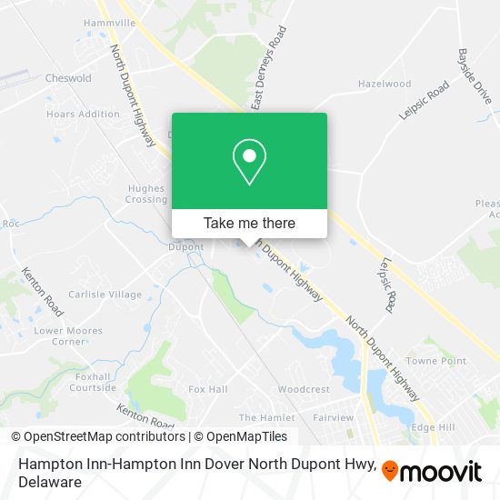 Mapa de Hampton Inn-Hampton Inn Dover North Dupont Hwy