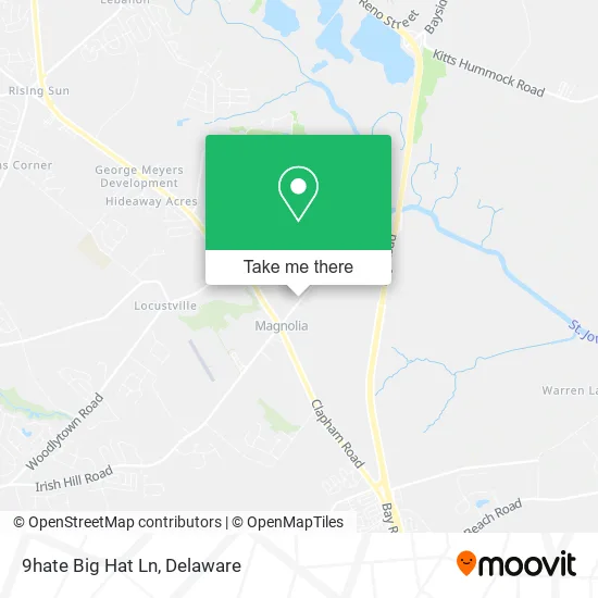 9hate Big Hat Ln map