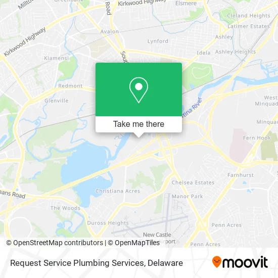 Request Service Plumbing Services map