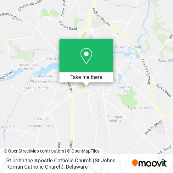 St John the Apostle Catholic Church (St Johns Roman Catholic Church) map