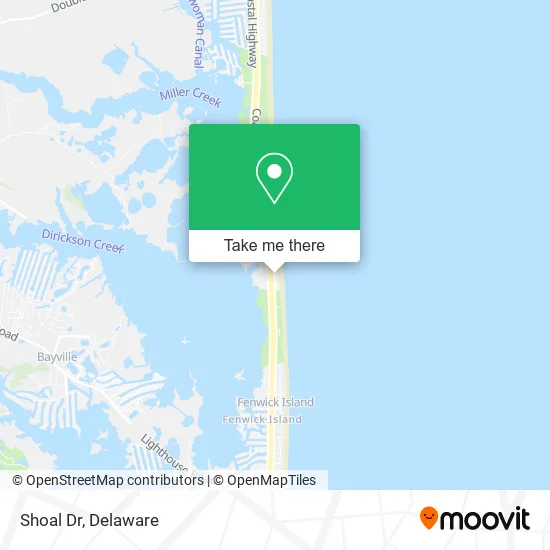 Shoal Dr map