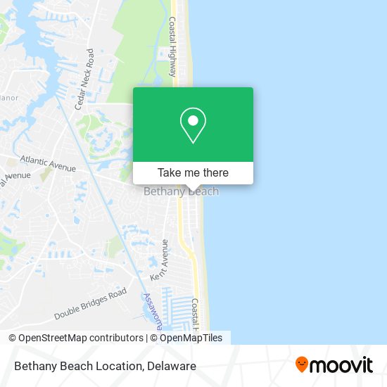 Bethany Beach Location map
