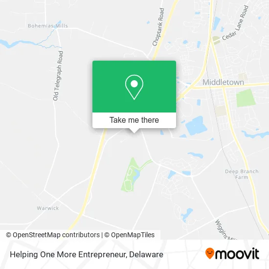 Mapa de Helping One More Entrepreneur