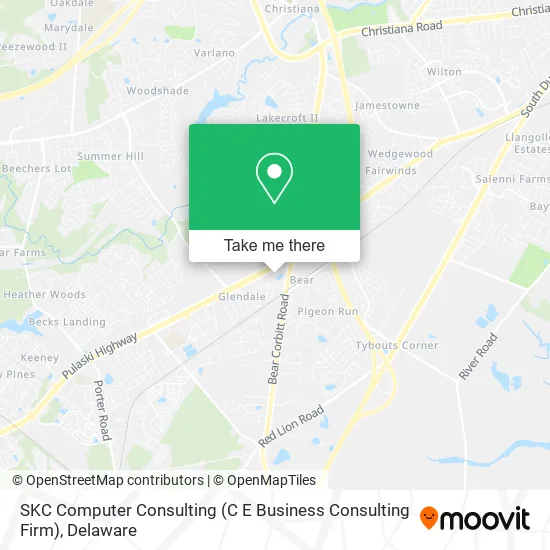 Mapa de SKC Computer Consulting (C E Business Consulting Firm)