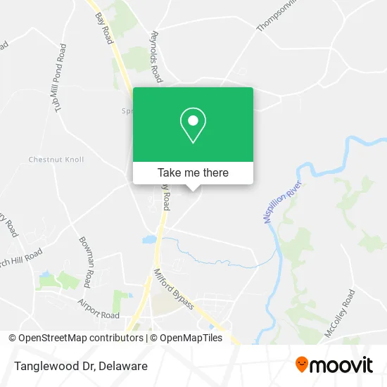 Tanglewood Dr map