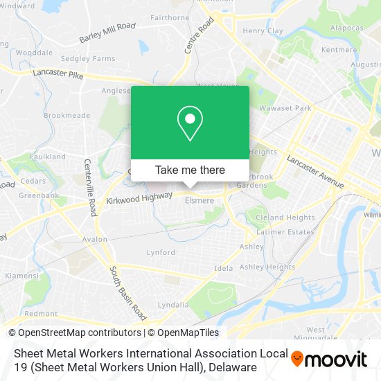 Mapa de Sheet Metal Workers International Association Local 19 (Sheet Metal Workers Union Hall)