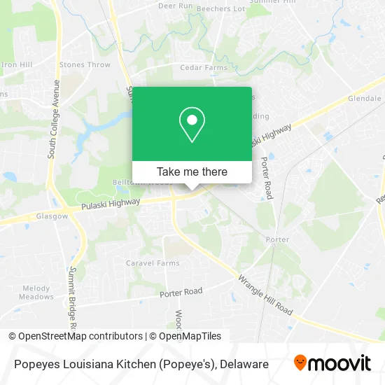 Popeyes Louisiana Kitchen (Popeye's) map