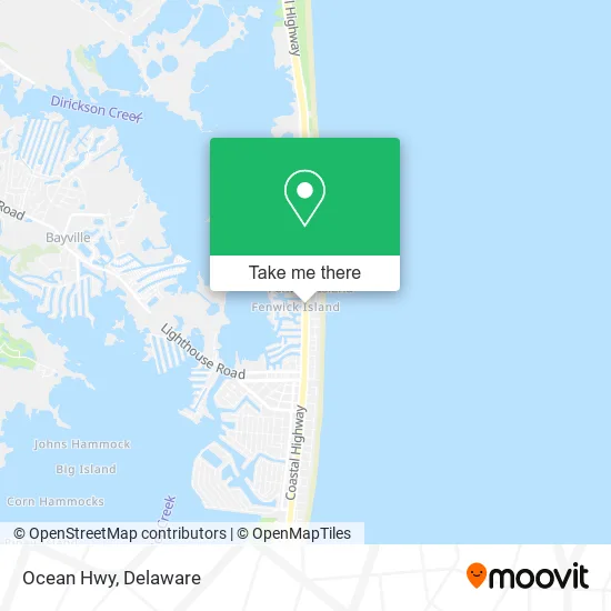 Ocean Hwy map