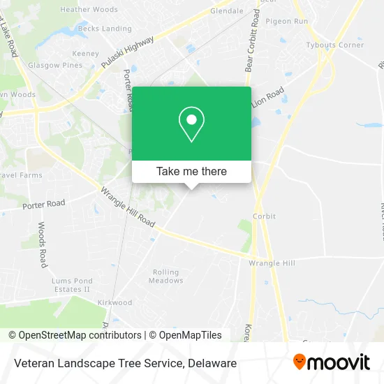 Veteran Landscape Tree Service map