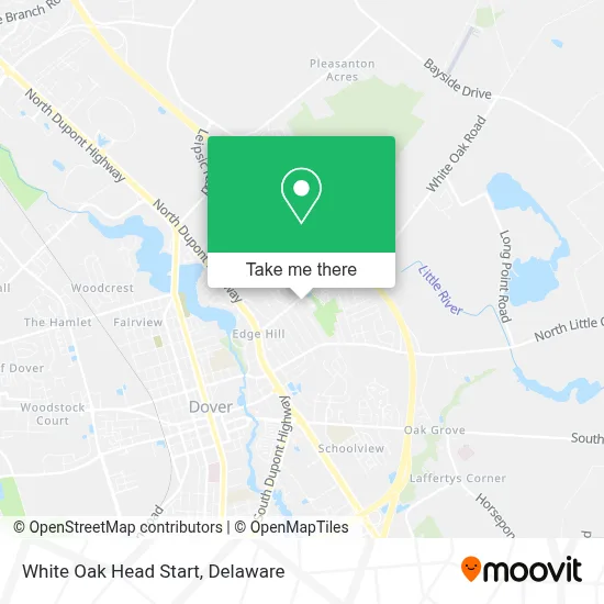White Oak Head Start map