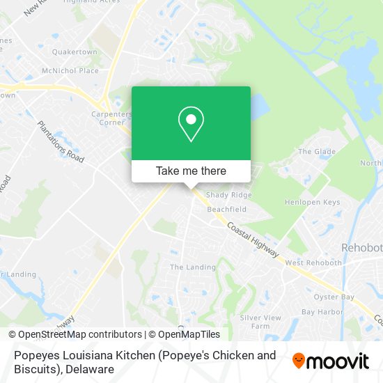 Popeyes Louisiana Kitchen (Popeye's Chicken and Biscuits) map