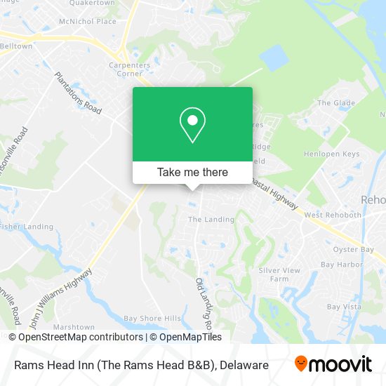 Mapa de Rams Head Inn (The Rams Head B&B)