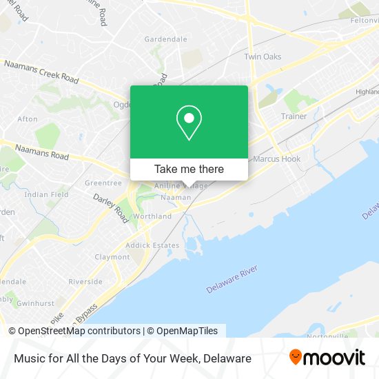 Music for All the Days of Your Week map