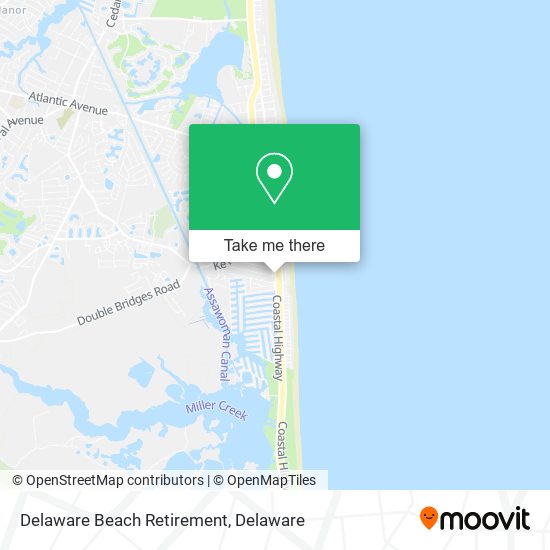 Delaware Beach Retirement map