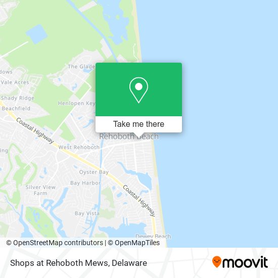 Shops at Rehoboth Mews map