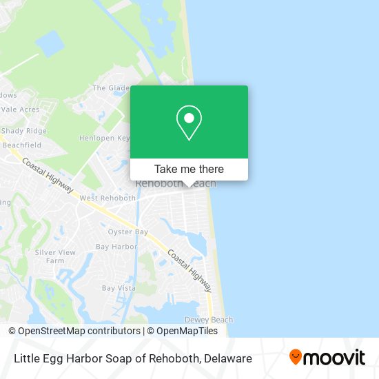 Mapa de Little Egg Harbor Soap of Rehoboth