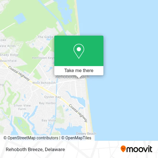 Rehoboth Breeze map