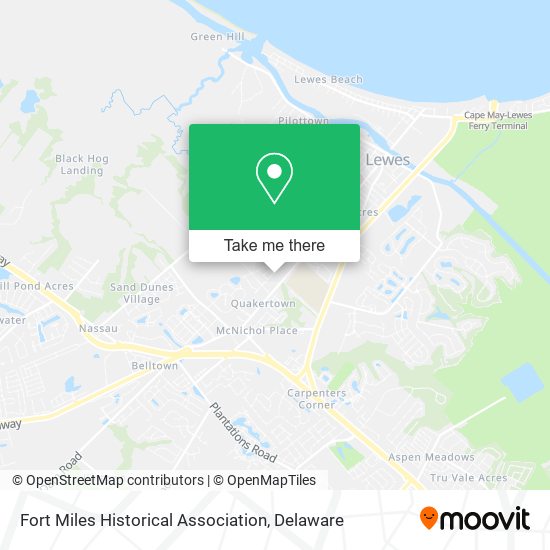 Fort Miles Historical Association map