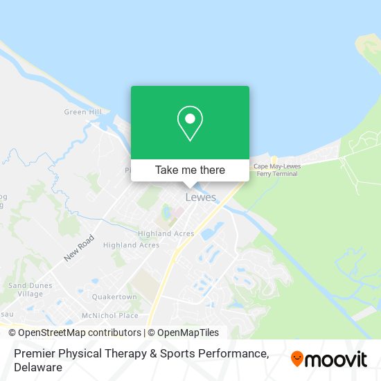 Mapa de Premier Physical Therapy & Sports Performance