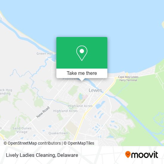 Lively Ladies Cleaning map