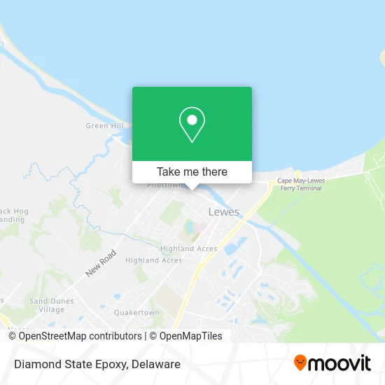 Diamond State Epoxy map