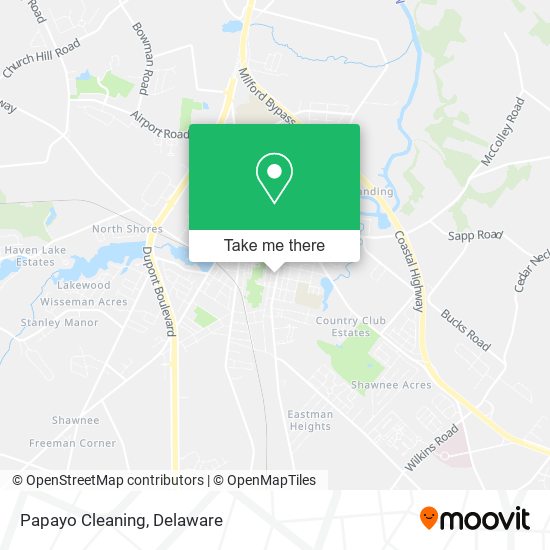 Papayo Cleaning map