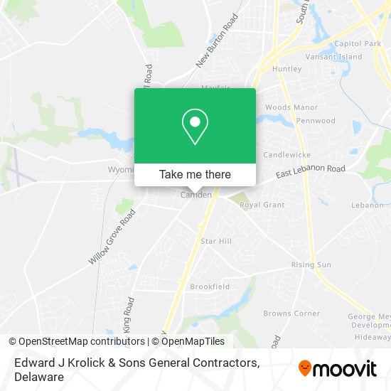 Edward J Krolick & Sons General Contractors map