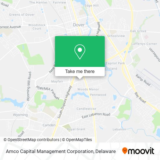 Amco Capital Management Corporation map