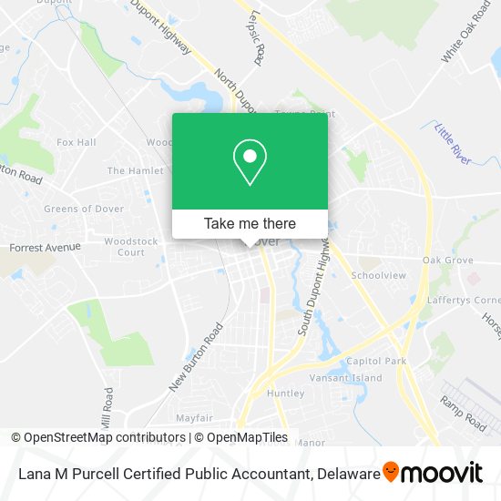 Lana M Purcell Certified Public Accountant map