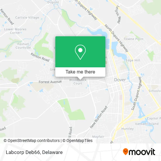 Mapa de Labcorp Deb66