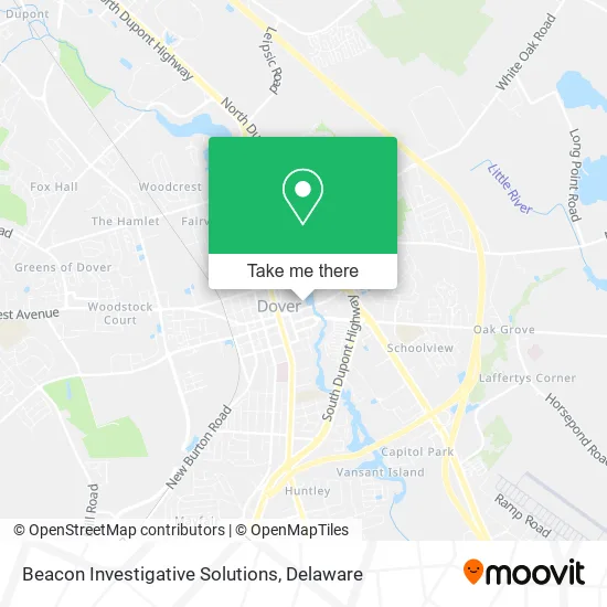 Beacon Investigative Solutions map