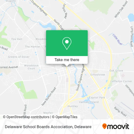 Delaware School Boards Accociation map
