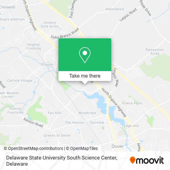 Delaware State University South Science Center map