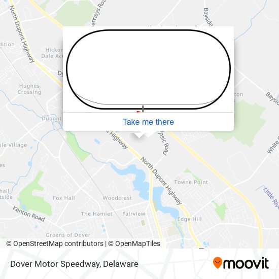 Dover Motor Speedway map