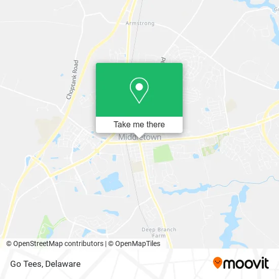 Go Tees map