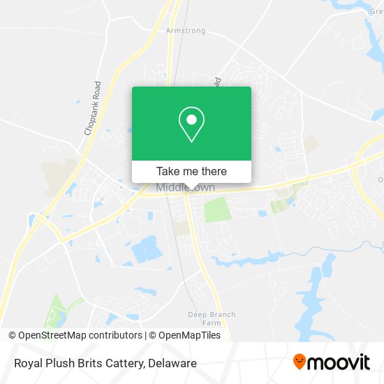 Royal Plush Brits Cattery map