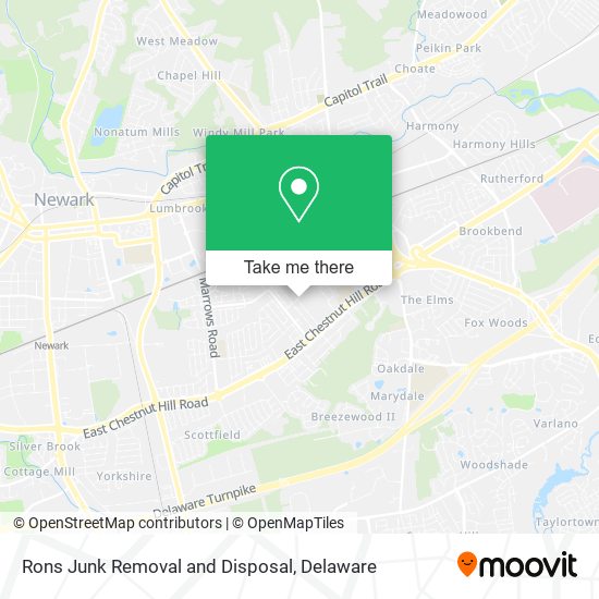 Rons Junk Removal and Disposal map