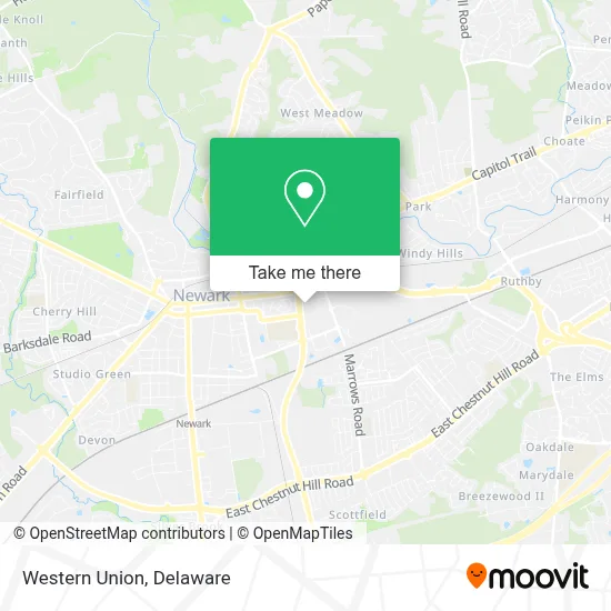 Western Union map