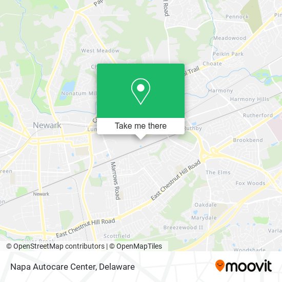 Napa Autocare Center map