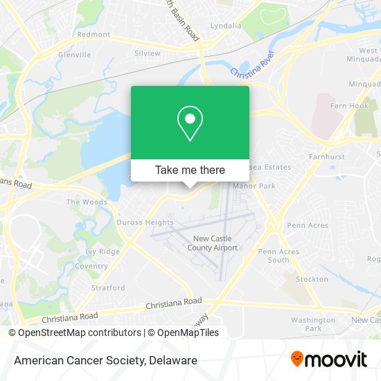 American Cancer Society map