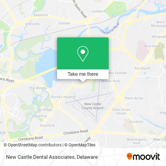 New Castle Dental Associates map