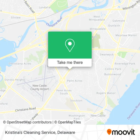 Kristina's Cleaning Service map