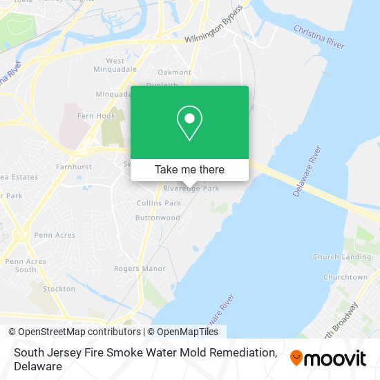 South Jersey Fire Smoke Water Mold Remediation map