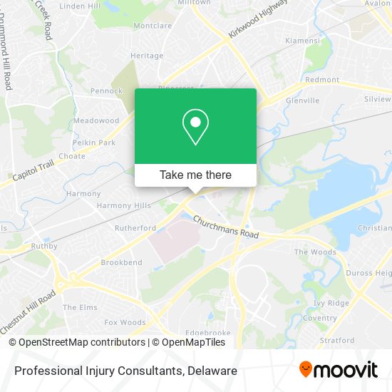 Mapa de Professional Injury Consultants